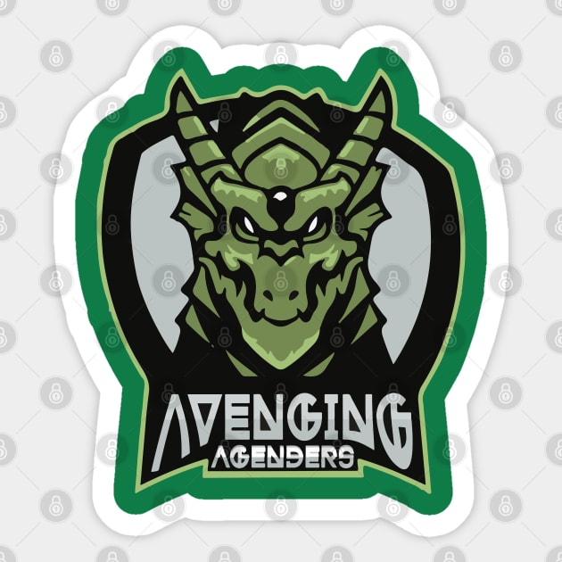 avenging agender Sticker by remerasnerds